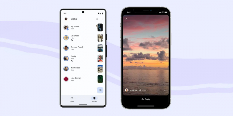В защищённом мессенджере Signal появились Stories для всех пользователей
