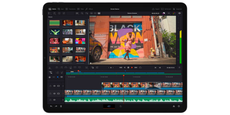 Видеоредактор DaVinci Resolve вышел на iPadOS