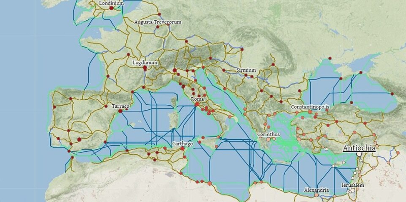 Как Google Maps: историки создали интерактивную карту Римской империи